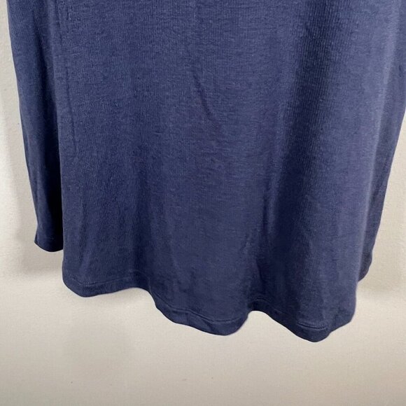 Athleta Well Rested Sleeveless Ribbed Sleep Tank Top Size Medium Blue Soft - Picture 6 of 10